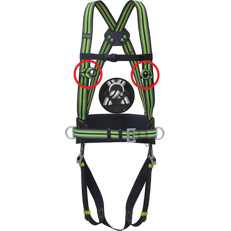 HARNAIS USAGE OCCASIONNEL – 2 POINTS D’ACCROCHAGE + CEINTURE 3 HARNAIS USAGE OCCASIONNEL – 2 POINTS D’ACCROCHAGE + CEINTURE – Image 2