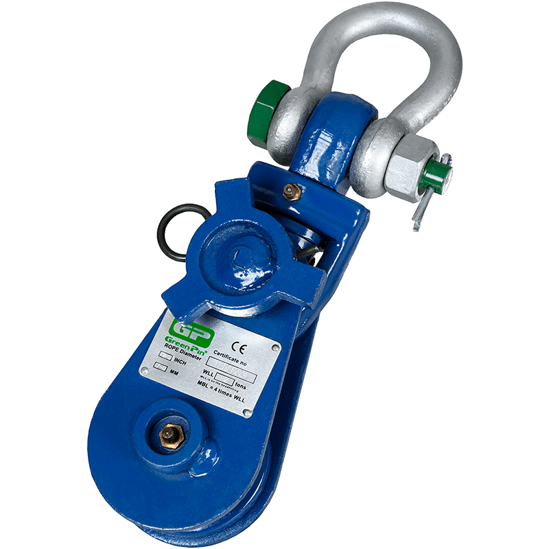 POULIE OUVRANTE À MANILLE P-6951 | Corderie Dor Maroc